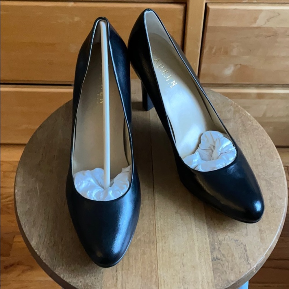 Black Ralph Lauren Zabrina Heels